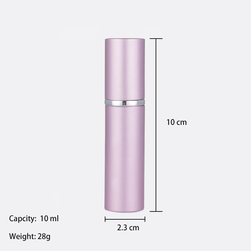 H1612d619702f4d948364ee33c0263554n Flacons cylindriques multicolores en aluminium pour parfums (5-30 ml)