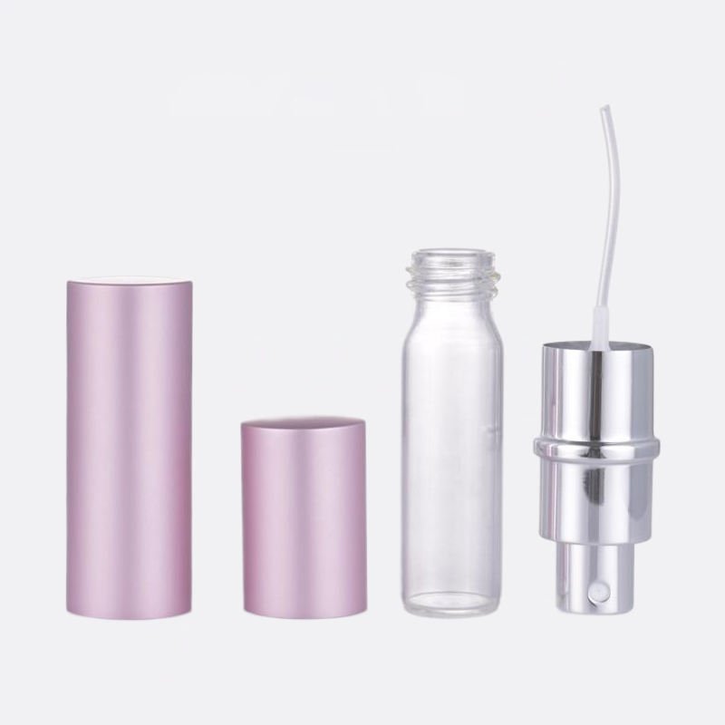 H2af420b485874ae5b8fa0f6a8d244a86i Flacons cylindriques multicolores en aluminium pour parfums (5-30 ml)