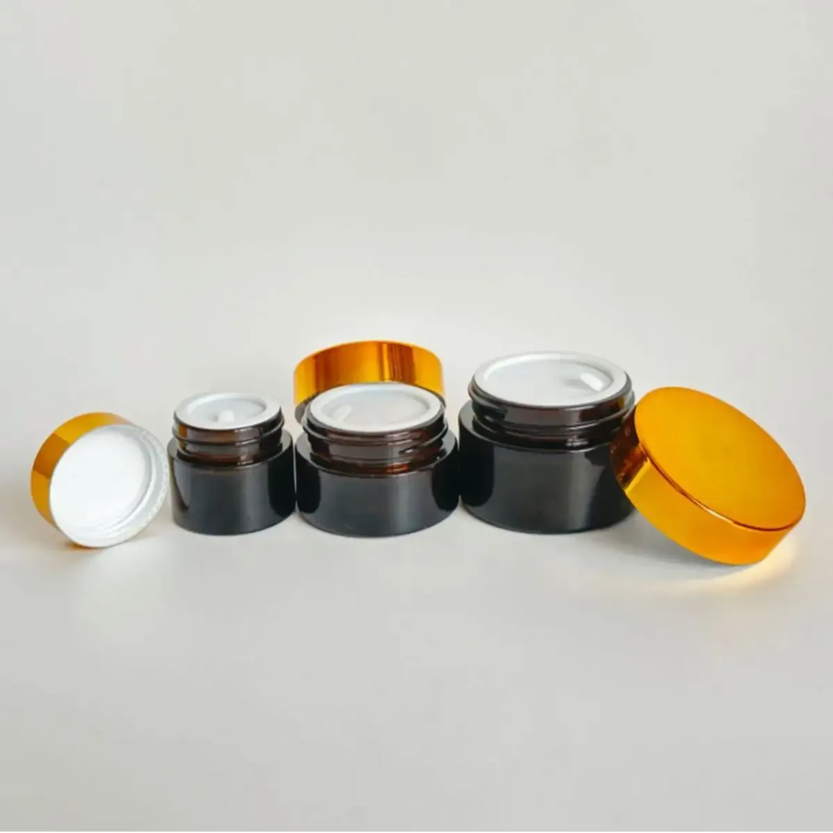 Hot-selling glass Cosmetic face cream jar