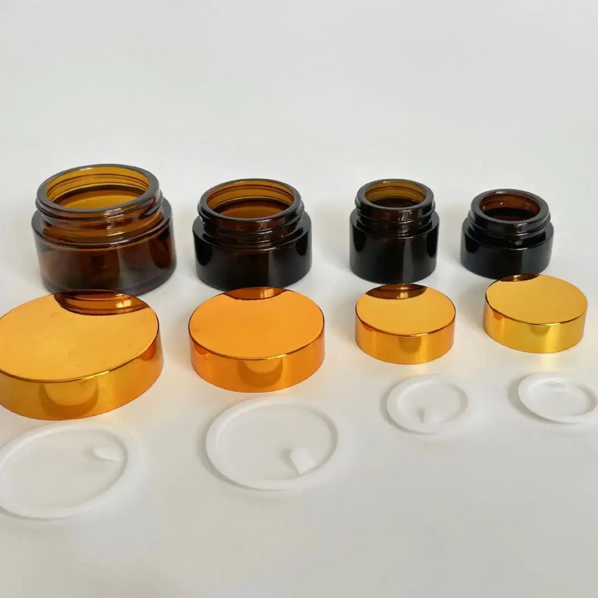 Hot-selling glass Cosmetic face cream jar