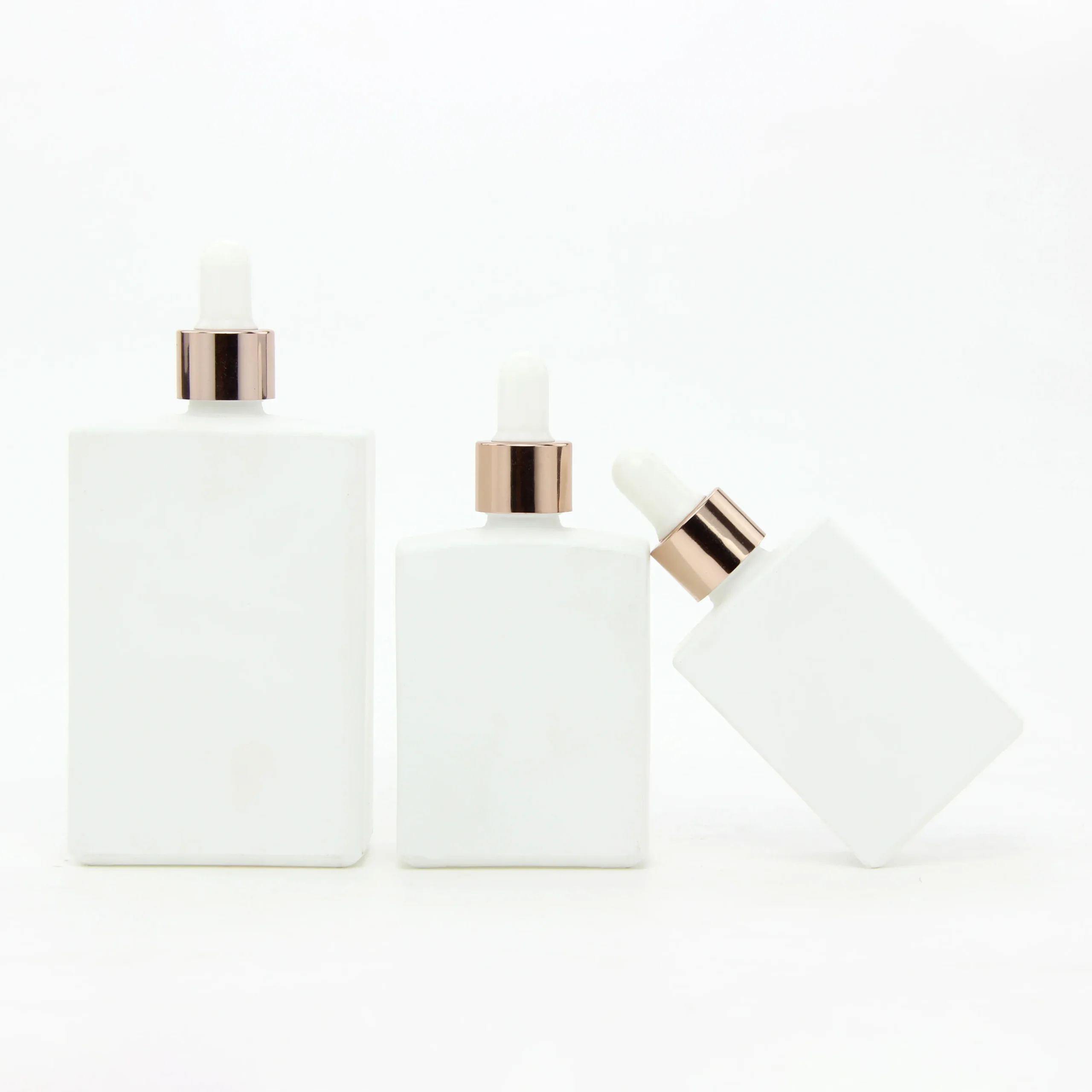 Роскошный прямоугольник эфирное масло сыворотка стекло пипетки бутылки 30-100 мл