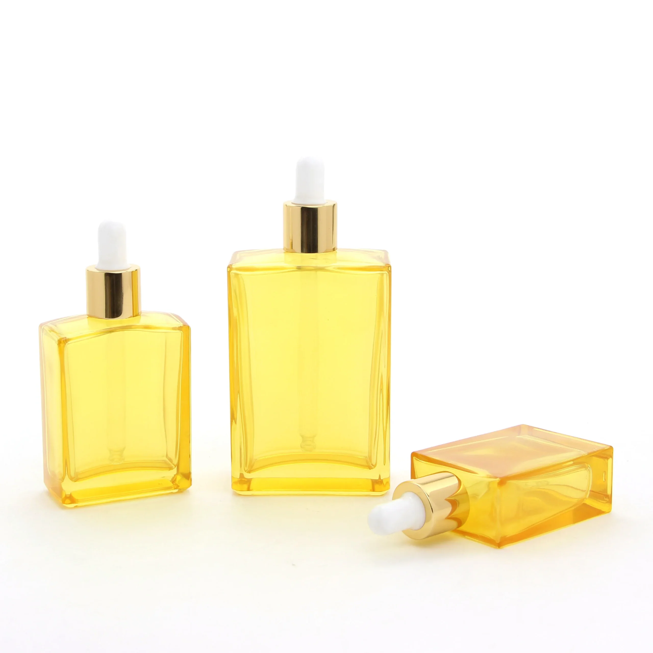 Hb12f900b6e0745b7a350b8533e0 Роскошный прямоугольник эфирное масло сыворотка стекло пипетки бутылки 30-100 мл