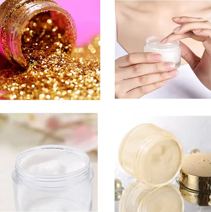 Pot cosmétique en plastique pour crème