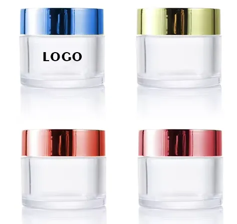 Pot cosmétique en plastique pour crème