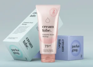 Tubo de loción corporal