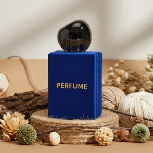 Frasco de perfume de lujo con atomizador de cristal de 100 ml para hombre