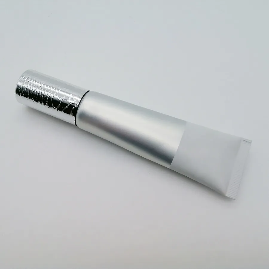 H02351a7212994e8c8faacbb3b6654f79 White Plastic Skincare Clearing Gel Hose Tube for Serum