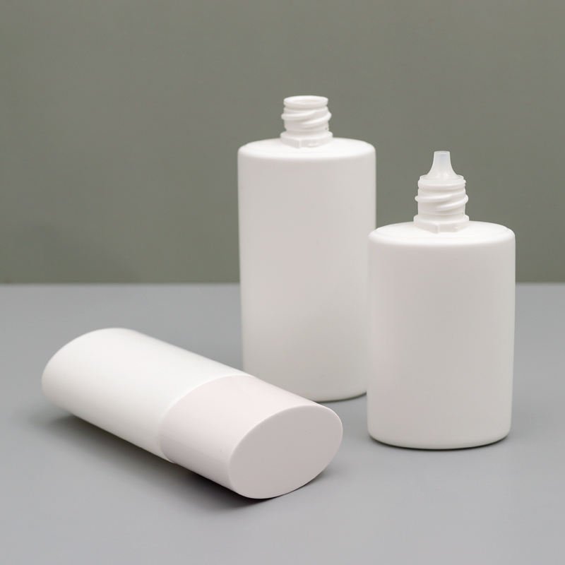 Frasco cuadrado de PP vacío para protector solar y cuidado de la piel, 30-50 ml