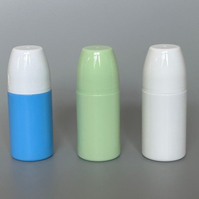 White Green Blue pp Plastic Eye Cream Roller Ball Bottle