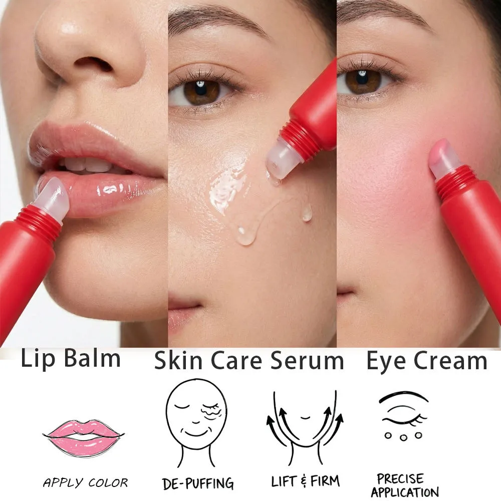 H1ea7dc519fde483181c4392802550e9cW Высококачественный косметический пластиковый сжимать блеск для губ трубки бальзам для губ с сферической крышкой винт