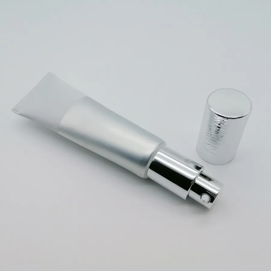 H4bbdcfaabe58433aa7b4f6f2eedf492e White Plastic Skincare Clearing Gel Hose Tube for Serum
