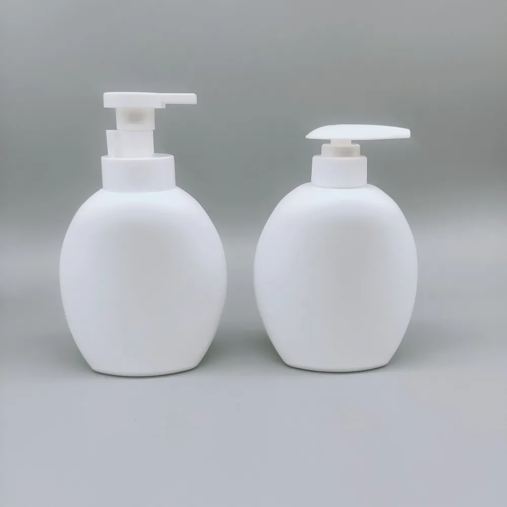 Botellas de plástico con dosificador de 250 ml y 500 ml para champú, acondicionador, loción corporal y loción facial