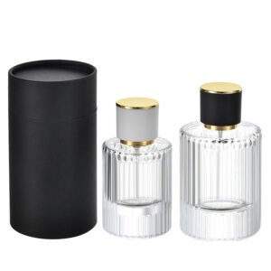 High Quality Luxury Matte Black Perfume Glass Bottle 30ml 50ml