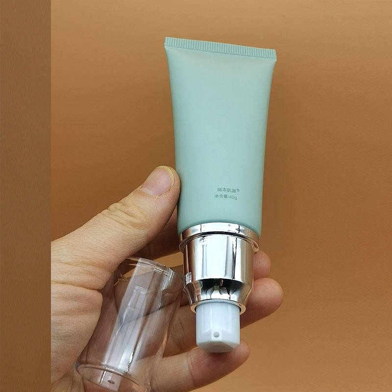 PE Plastic Cosmetics Cleansing Hose Customize Tubes for Skincare 50g