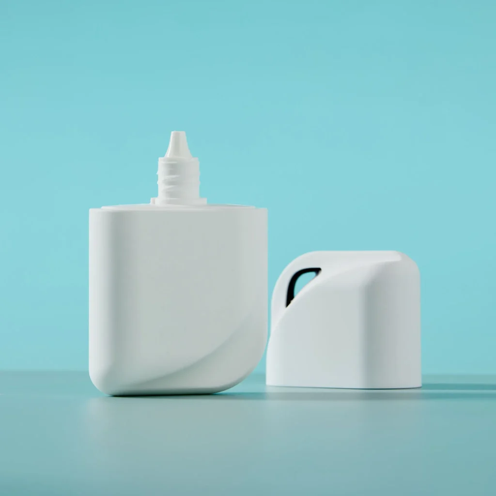 Botella de plástico blanda de 30 ml y 50 ml para el envasado de protectores solares