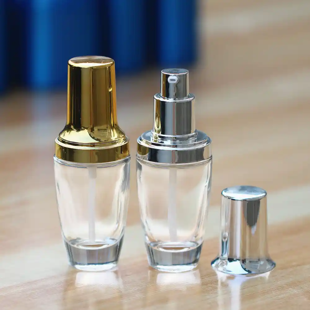 Bouteille cosmétique de luxe en verre fabriquée en Chine