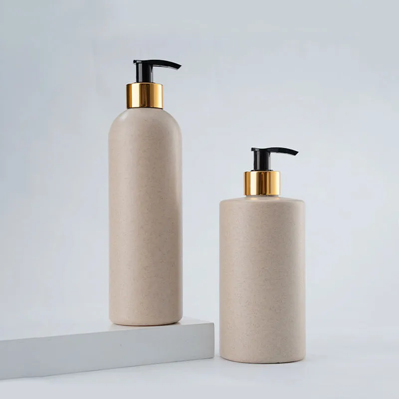 H25b5b0cfd4a241199d5df4426448079cs Luxury Eco-Friendly Packaging PE Shampoo Pump Bottle 100-500ml