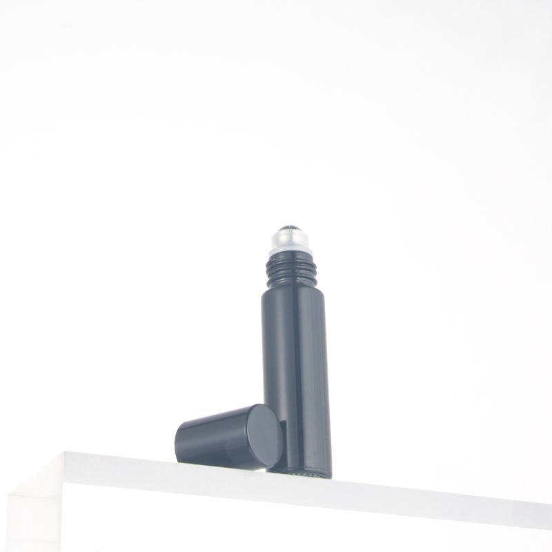 H719ec17ee8f442efb66d18432bc3fc63G Black Essential Oil Roller Roll-On Glass Bottle 10ml