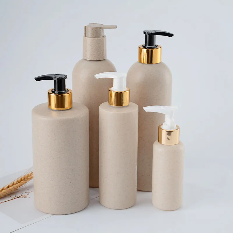 Luxury Eco-Friendly Packaging PE Shampoo Pump Bottle 100-500ml