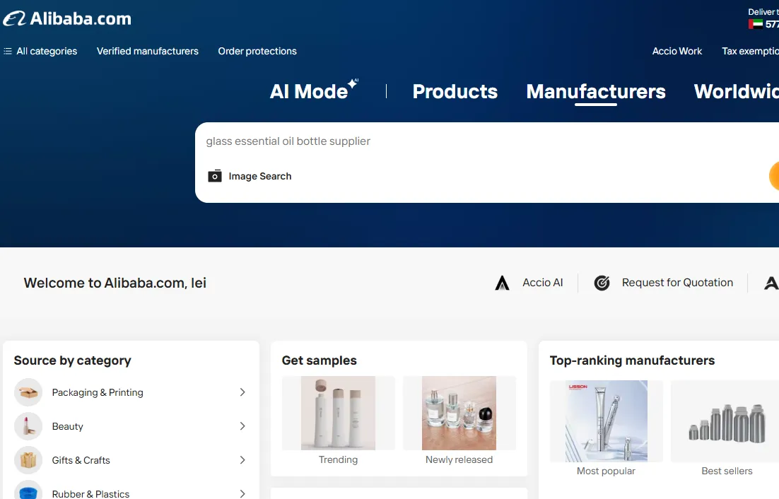 Come trovare fornitori affidabili su Alibaba