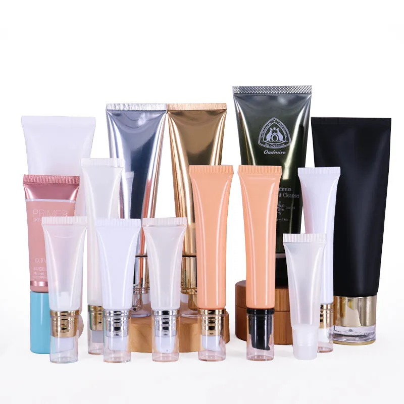 Boyu Packaging Custom Luxus Gesichtsreiniger Gold & Silber Kosmetik Soft Tubes (80ml-100ml)