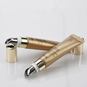 Tubo da 15 ml per crema contorno occhi con design personalizzato e applicatore in lega di zinco