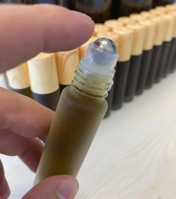 how to remove roller ball from essential oil bottle