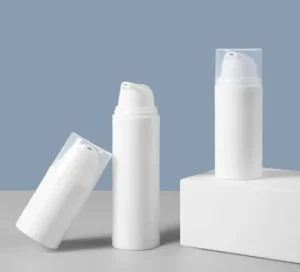 How do airless pump bottles work?