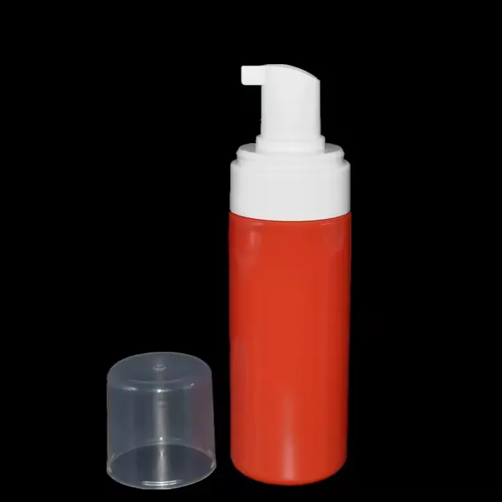 H051be5d5d4fc4caba91b3637a6f Botella con bomba de espuma de PET con hombros planos personalizada, de 150 ml/200 ml