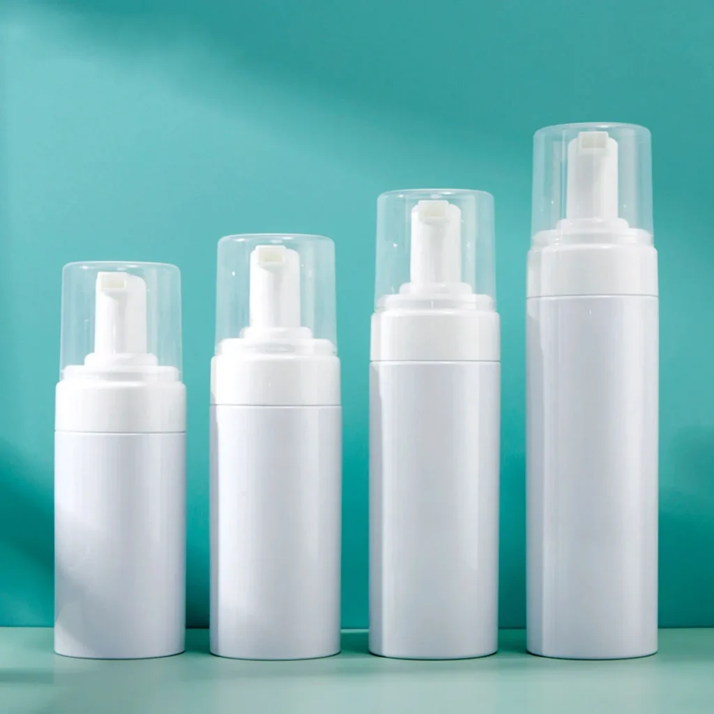 Botella vacía de espuma plástica con dosificador: 30 ml, 50 ml, 60 ml, 100 ml, 120 ml, 150 ml, 200 ml
