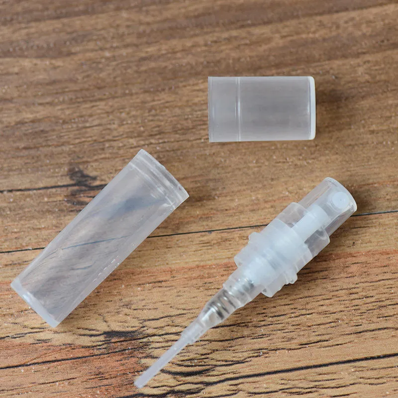 Haca5a43120294c0f89ad3334c07 Flacone spray in plastica per profumo, formato mini da 2 ml, 3 ml e 5 ml