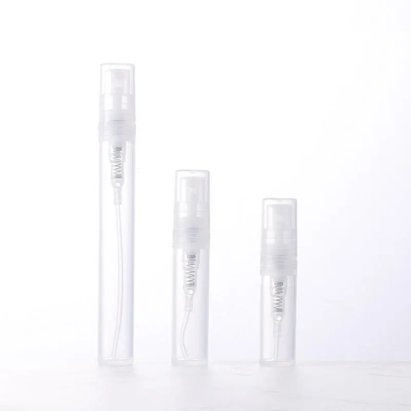 Hc6bdb237ba18435fbf8ad95a48943a Flacone spray in plastica per profumo, formato mini da 2 ml, 3 ml e 5 ml