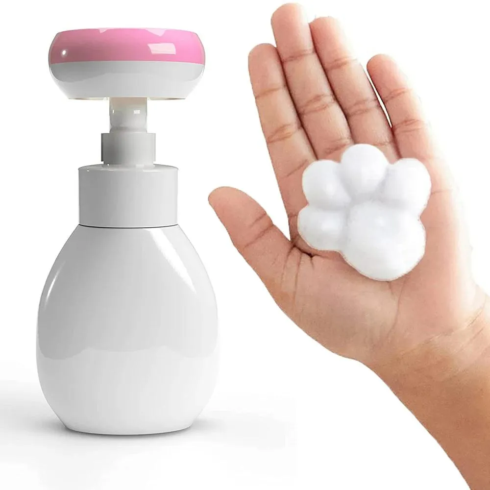 Botellas con dosificador de espuma para jabón de manos con forma de flor personalizada