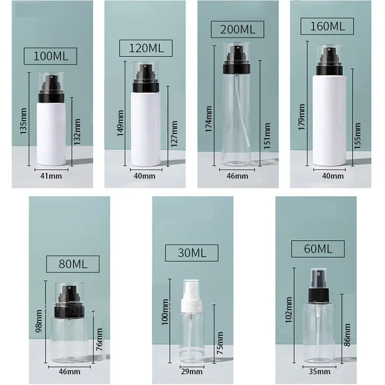 Hd5d52dfccc5e4c35ab760aaa9ee Flacone spray personalizzato in PET per la cura del viso con nebulizzazione ultrafine, da 30 ml, 50 ml, 80 ml, 100 ml, 120 ml, 150 ml e 200 ml