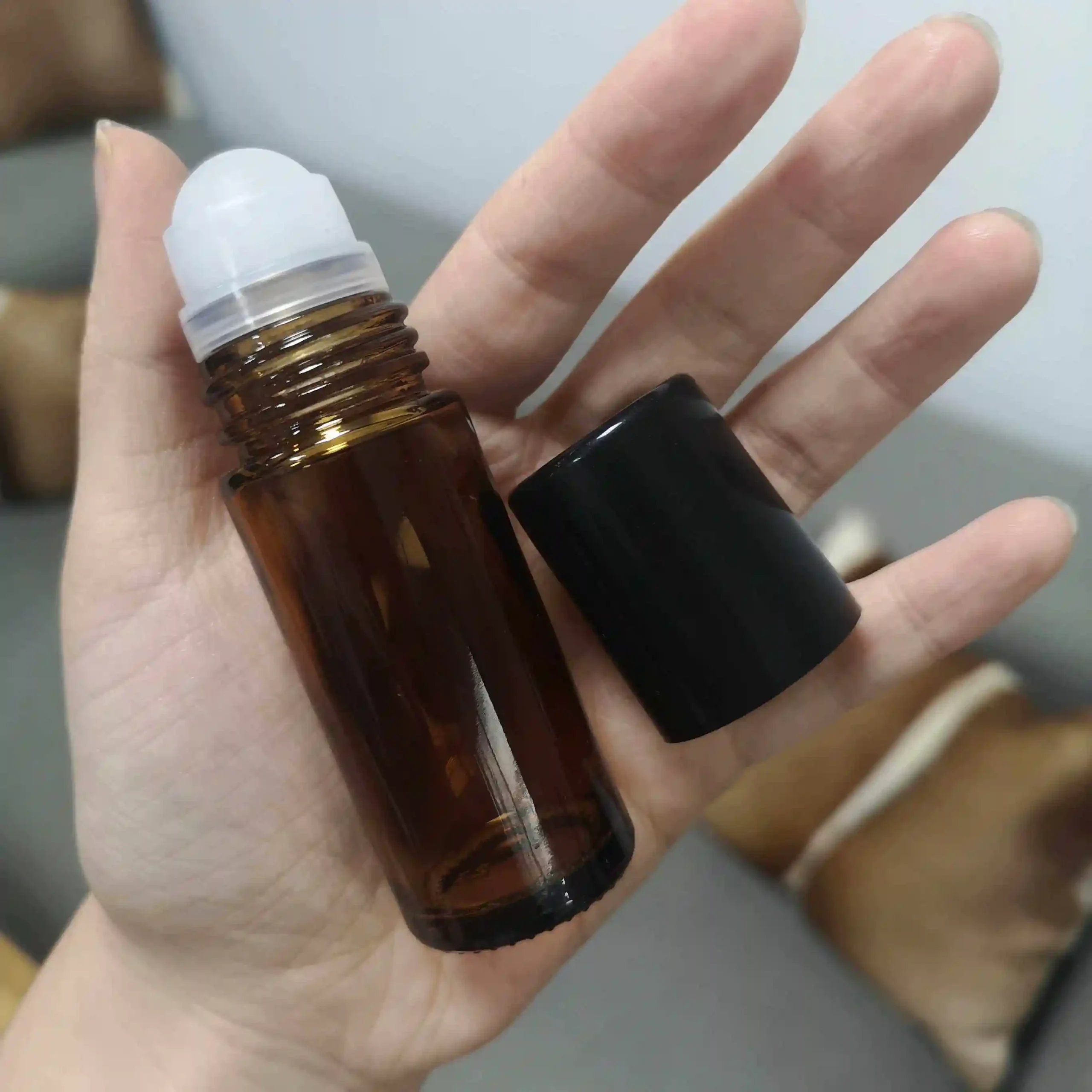 how to remove roller ball from essential oil bottle
