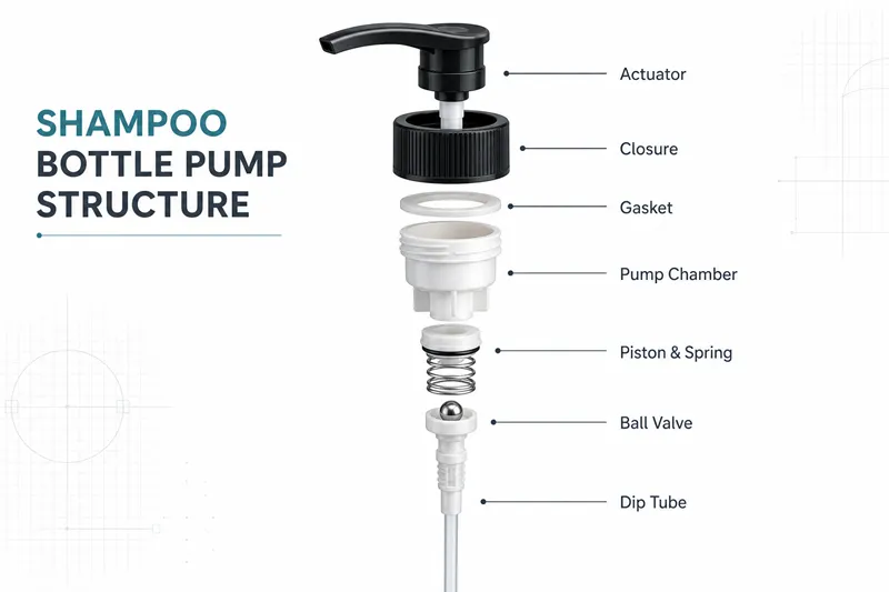 How to fix shampoo bottle pump not working