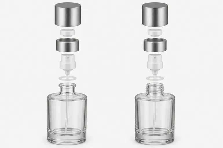 Crimp Neck vs Screw Neck Perfume Bottles