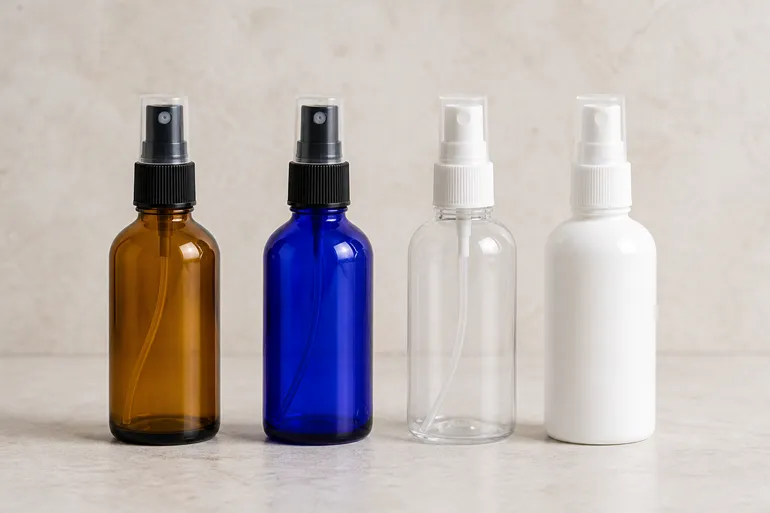 ¿Qué tipo de botella con atomizador es la más adecuada para los aceites esenciales?
