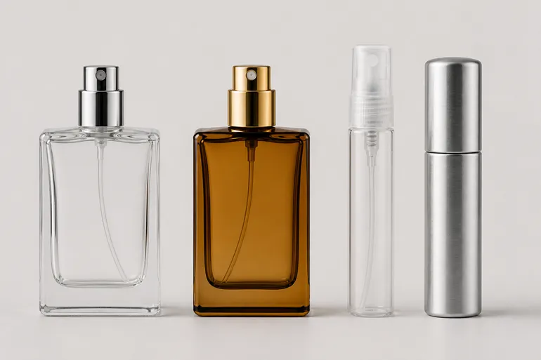 ¿Cuáles son los diferentes tipos de frascos de perfume?