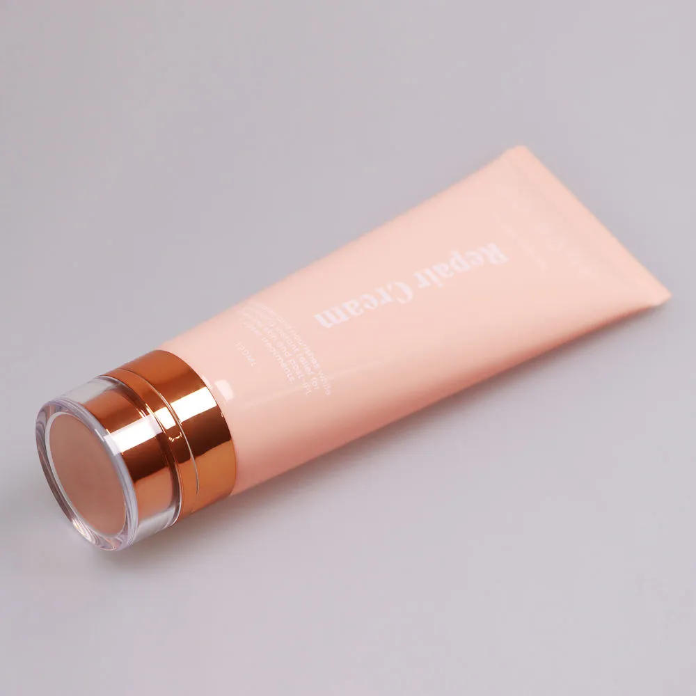 H14b49f9a64704da6af20ed 100ml 200ml Custom Soft Empty Cosmetic Squeeze Tubes Skincare Facial Cleanser Cream Packaging Tube