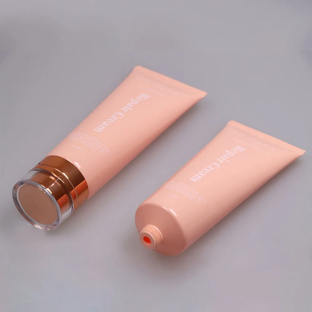 H2250dc4a49df42508905 100ml 200ml Custom Soft Empty Cosmetic Squeeze Tubes Skincare Facial Cleanser Cream Packaging Tube