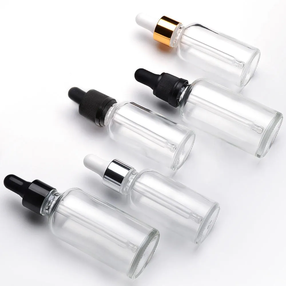 H37466f2764574b95aecf948b552 Flacone in vetro con contagocce da 5 ml a 100 ml per oli essenziali, destinato al confezionamento di prodotti per la cura della pelle