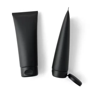 Black matte Plastic Empty Facial Cleanser Squeeze Lotion Tube 200ml