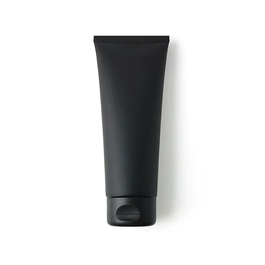 H91fd77d1d71d47cfa6f Black matte Plastic Empty Facial Cleanser Squeeze Lotion Tube 200ml