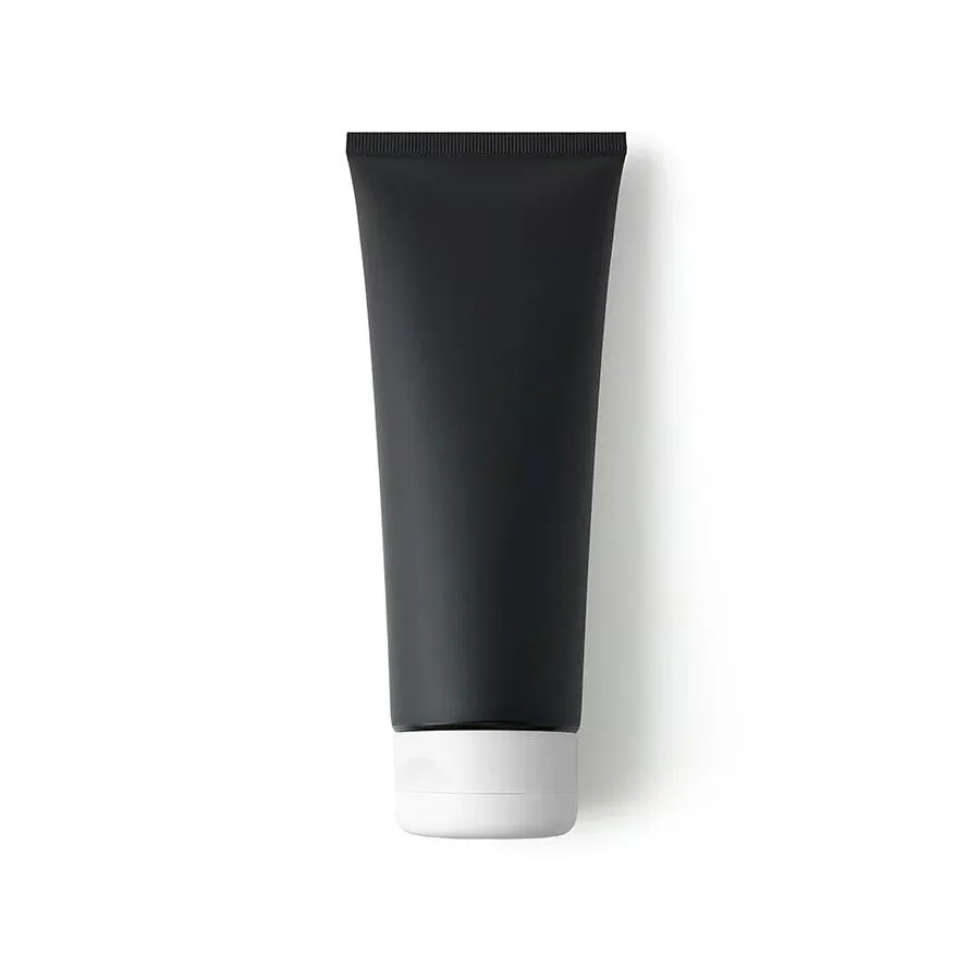 Hfdb37b5d4a6b4f18bc Black matte Plastic Empty Facial Cleanser Squeeze Lotion Tube 200ml