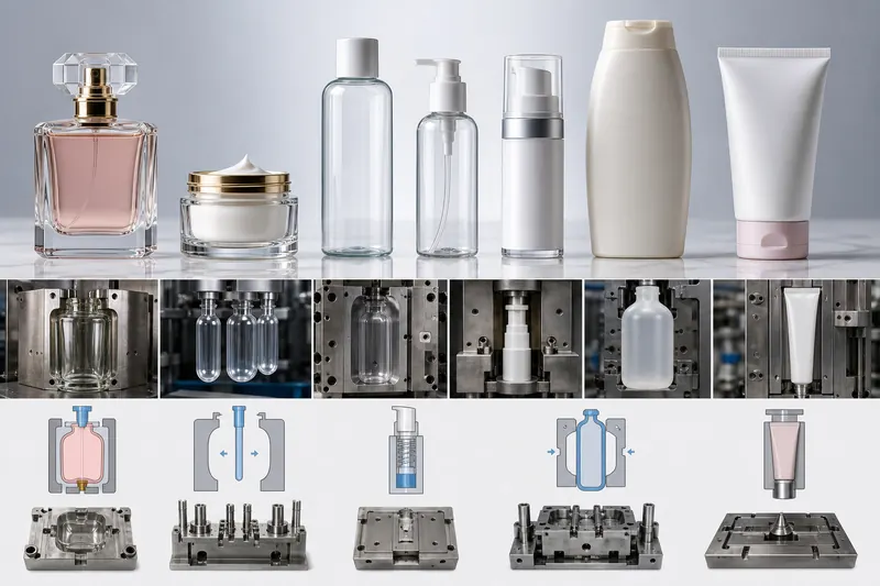 Requisitos para los moldes de botellas de plástico con acabado de vidrio y tubos cosméticos sin aire