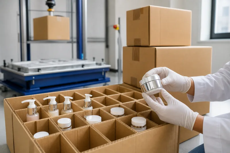 Duración de la prueba de compatibilidad de envases cosméticos