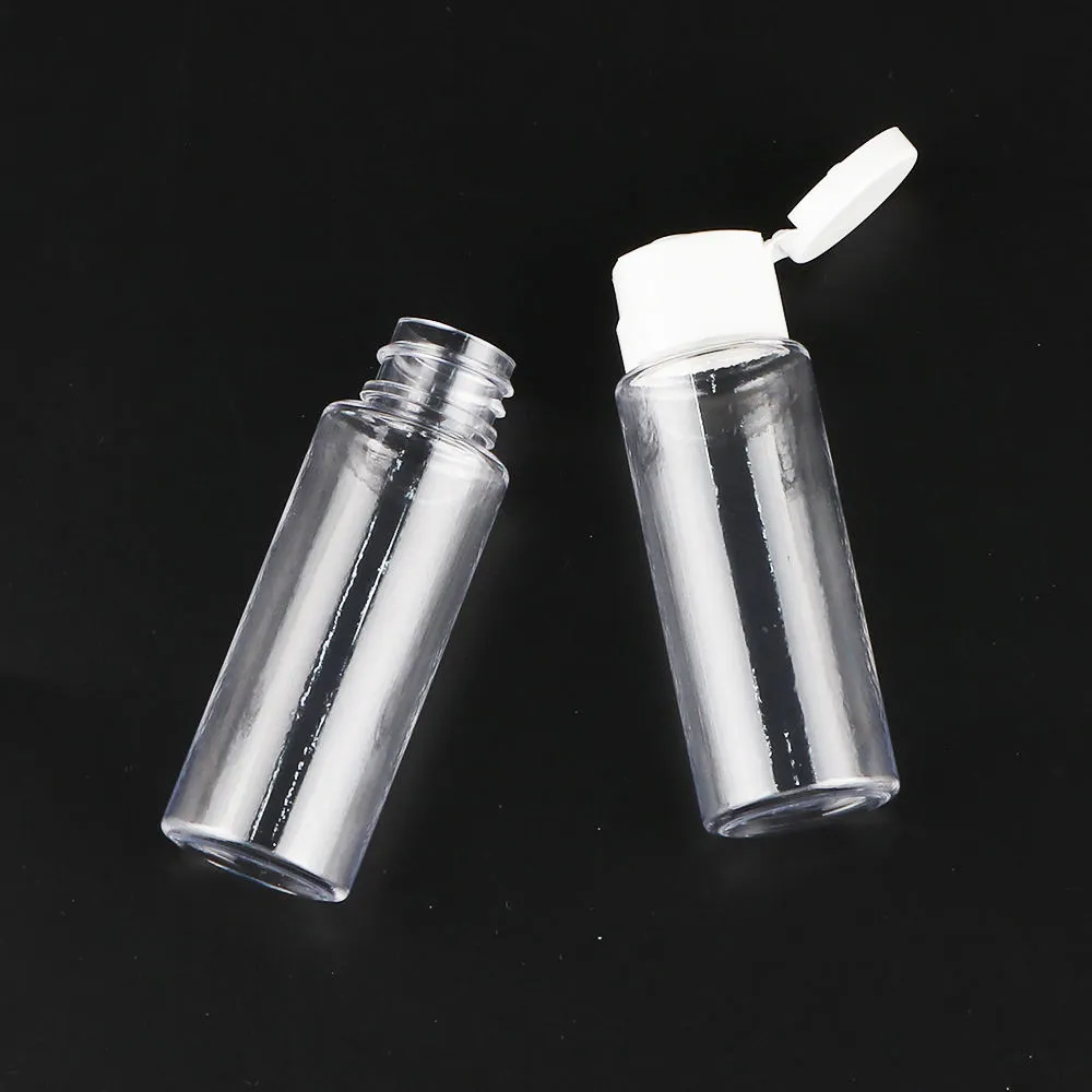 H1dfa00dc52e74e50a8 Botella de champú y loción de viaje «Leak Easy Carry Mini» con tapa abatible, 30 ml