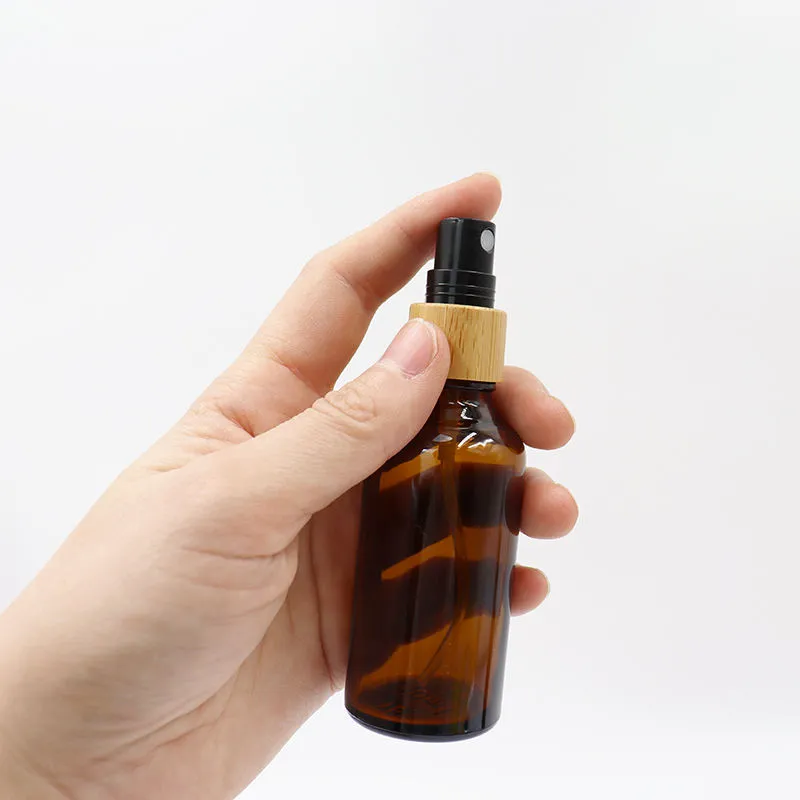Amber Atomizer Empty Glass Spray Bottle 30/50/60/80/100/120ML