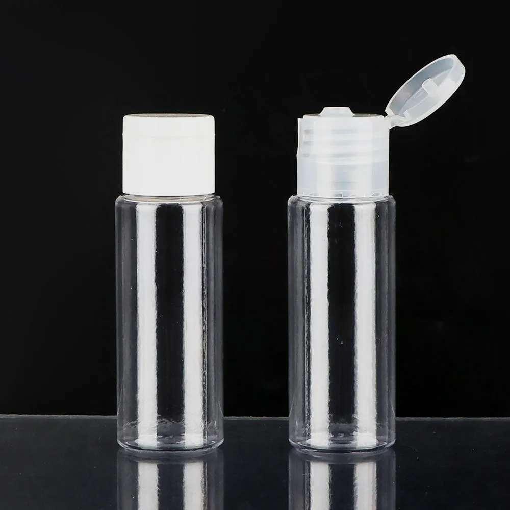 Botella de champú y loción de viaje «Leak Easy Carry Mini» con tapa abatible, 30 ml